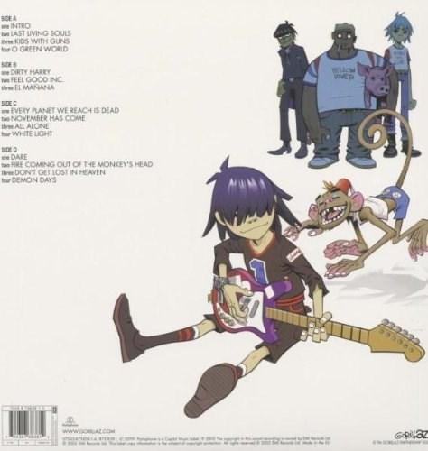 GORILLAZ - Demon days 2LP – תמונה 2