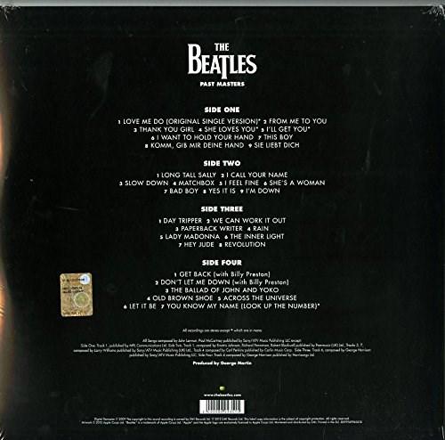 THE BEATLES - PAST MASTERS 2LP – תמונה 2