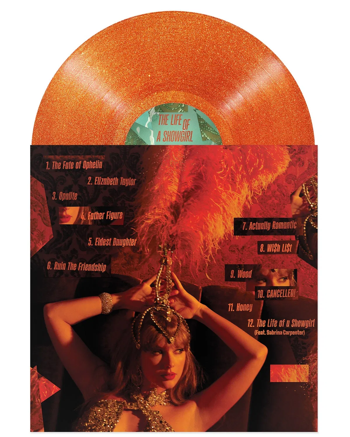 Taylor Swift | The Life Of A Showgirl | Sweat And Vanilla Perfume Edition | Orange Vinyl – תמונה 3